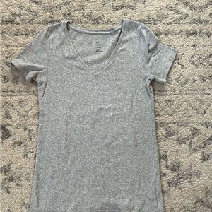 Heather Gray V-Neck Women's Tee